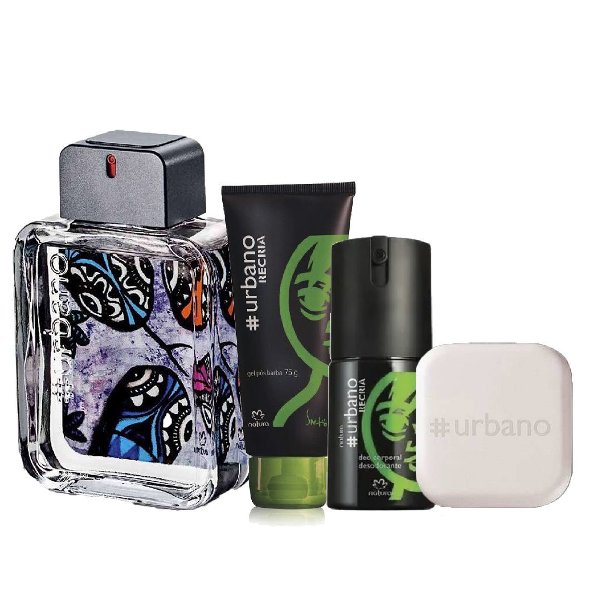 NATURA - Urbano recria Perfume de Hombre con Jabon Deo Spray y Post Barba