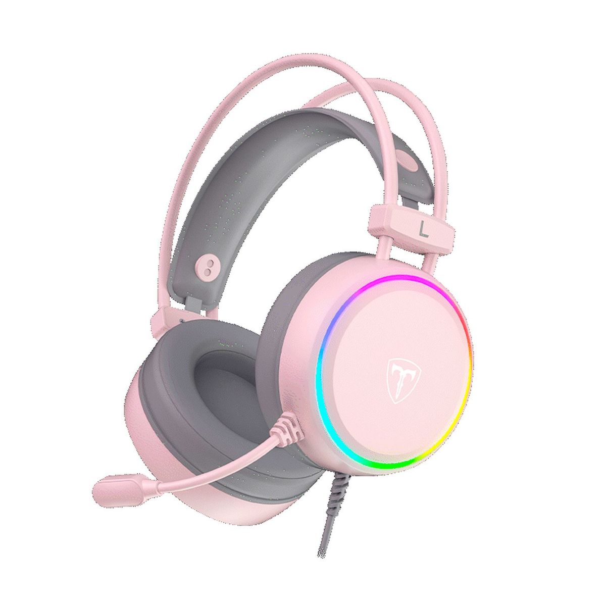 T-DAGGER - Audífonos Gamer T-dagger Sona Pink T-rgh304p