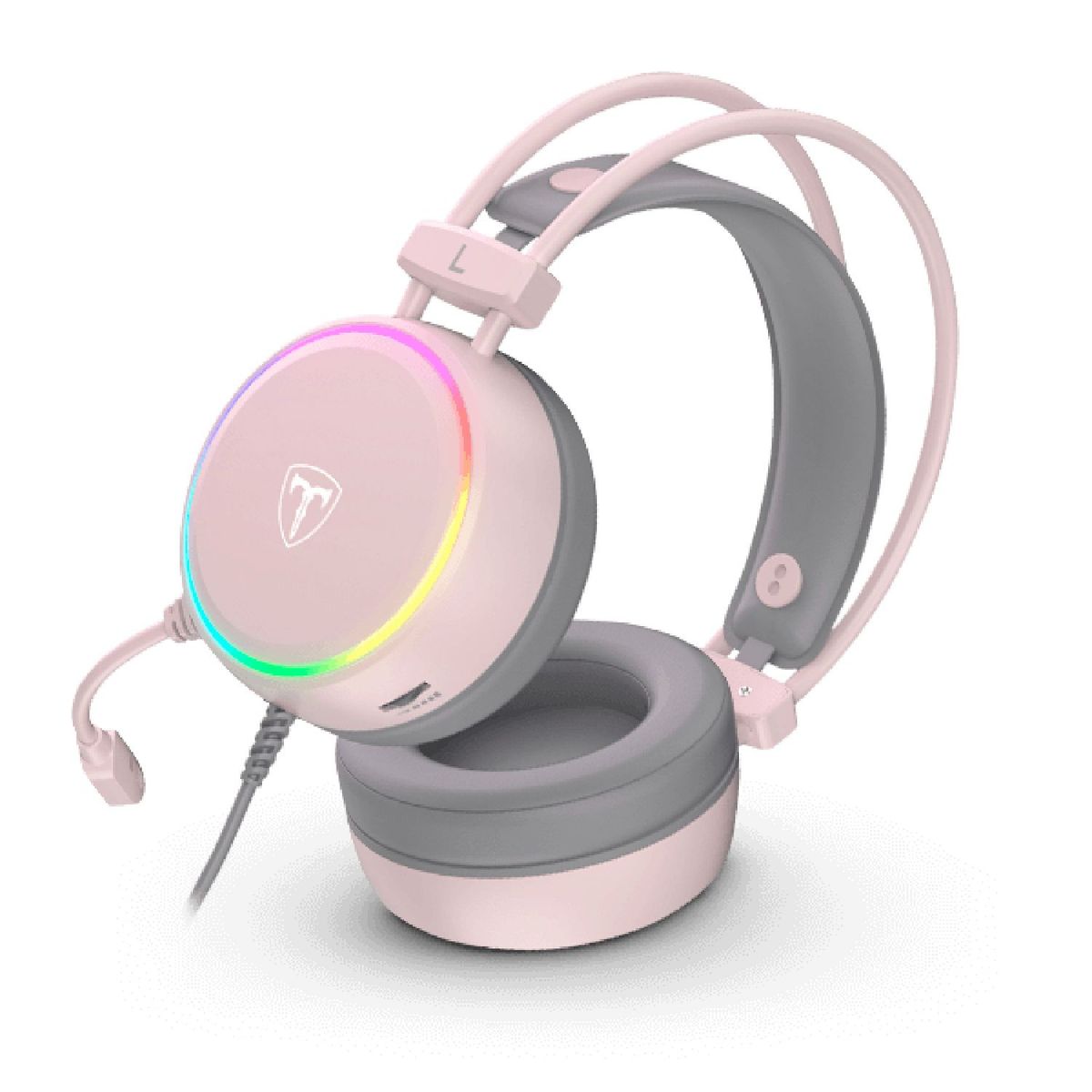 T-DAGGER - Audífonos Gamer T-dagger Sona Pink T-rgh304p