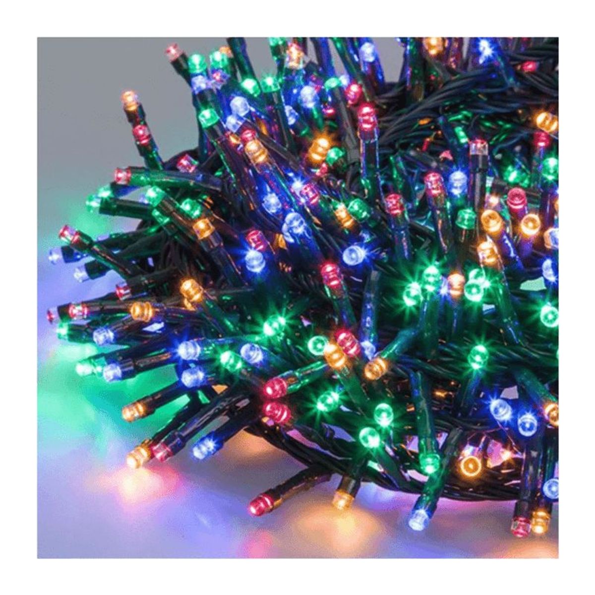 GENERICO - Luces para Árbol 300 Led 5 Secuencias Color Multicolor x 300 luces