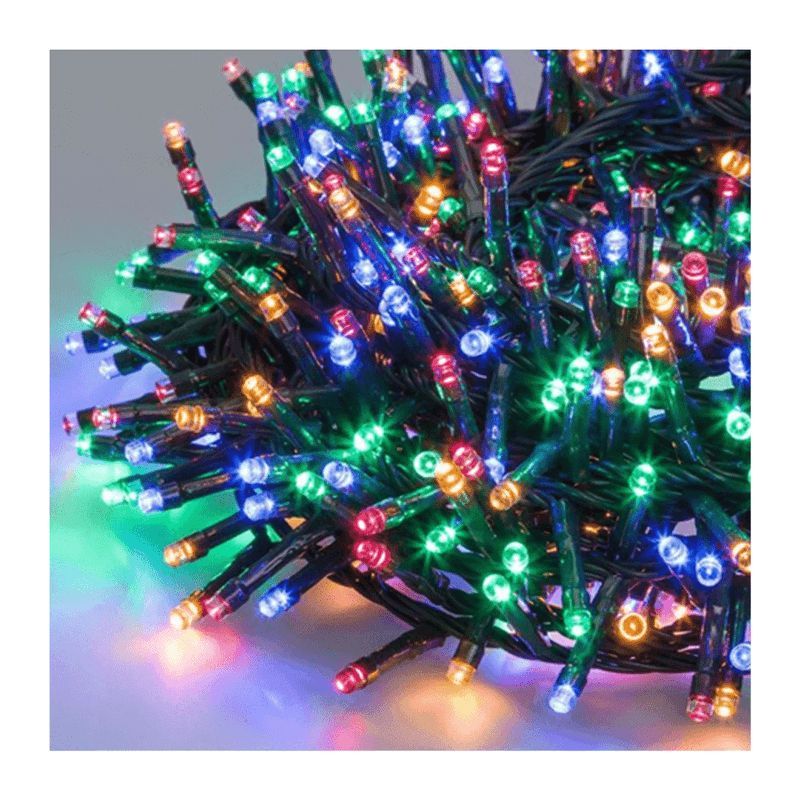 GENERICO - Luces para Árbol 300 Led 5 Secuencias Color Multicolor x 300 luces