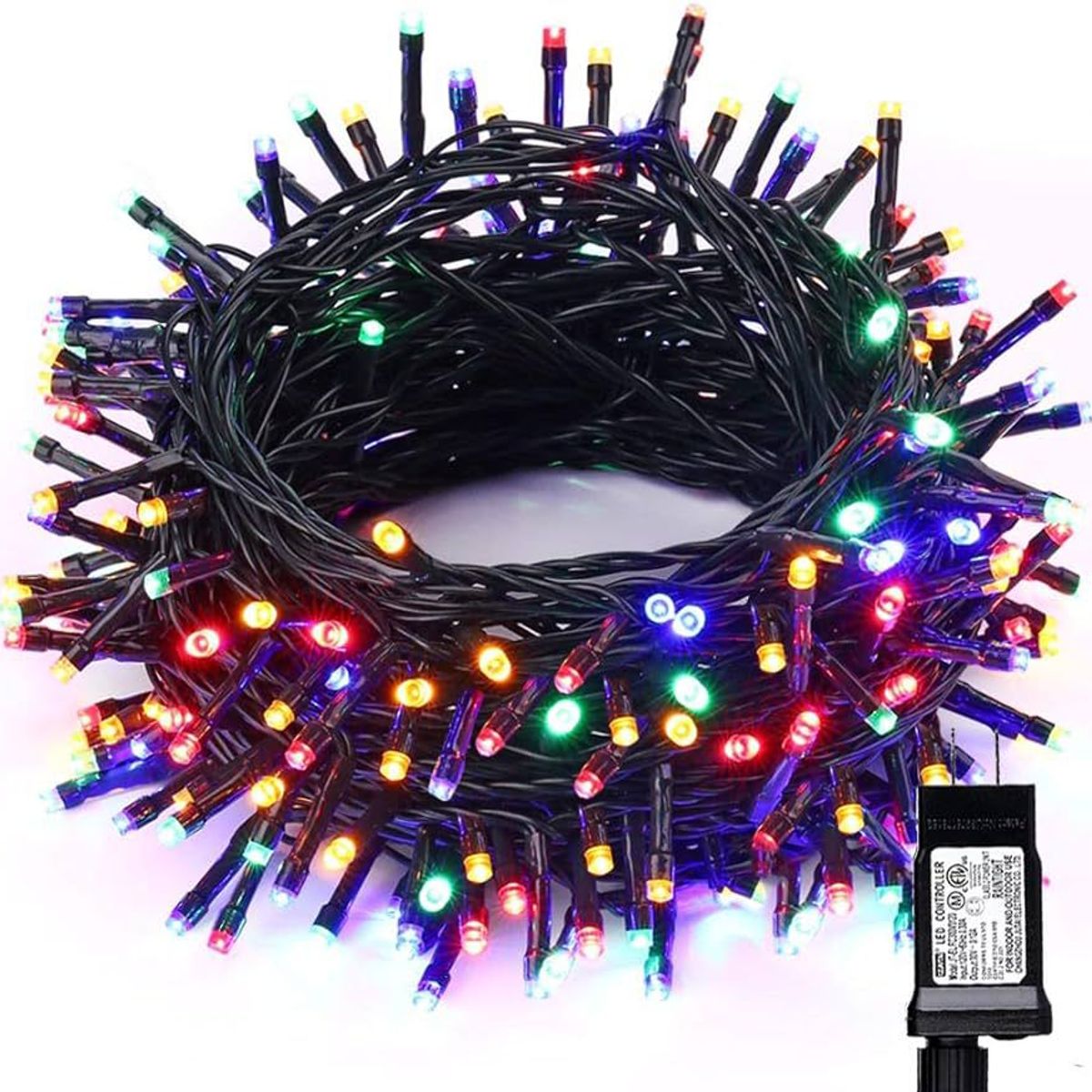 GENERICO - Luces para Árbol 300 Led 5 Secuencias Color Multicolor x 300 luces