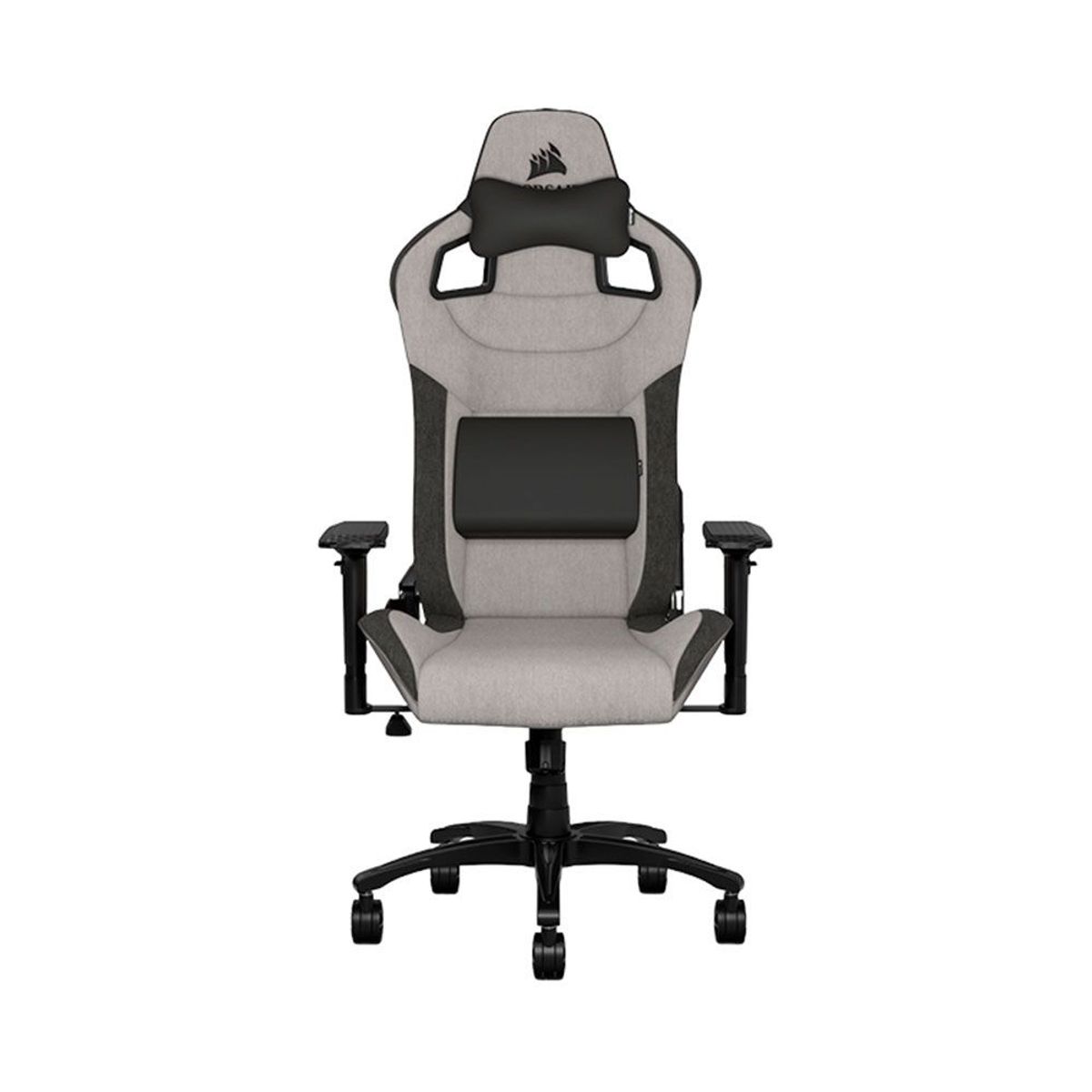 CORSAIR - Silla Gamer Corsair T3 Rush Fabric Tela Suave GrisCarbón CF-9010056-WW