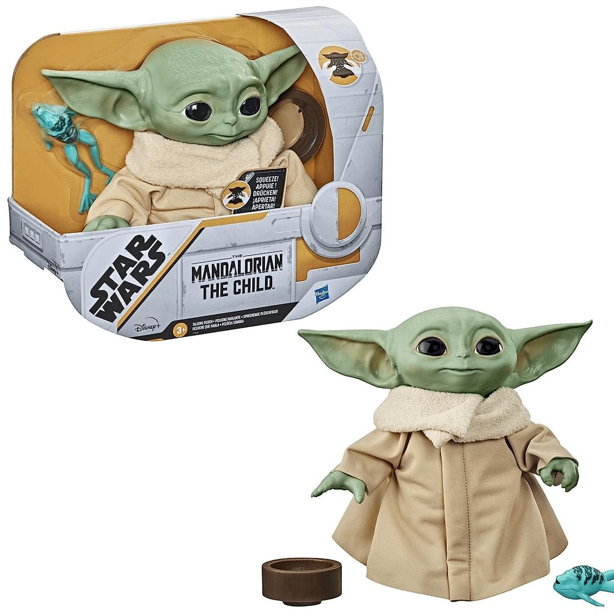 HASBRO - Baby Yoda Mandalorian Juguete de Star Wars con Sonido