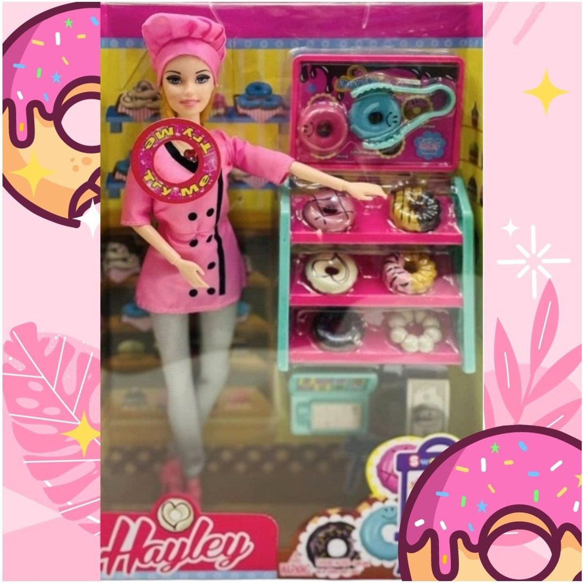 GENERICO - Set de Muñeca Fashion Vendedora de Donas