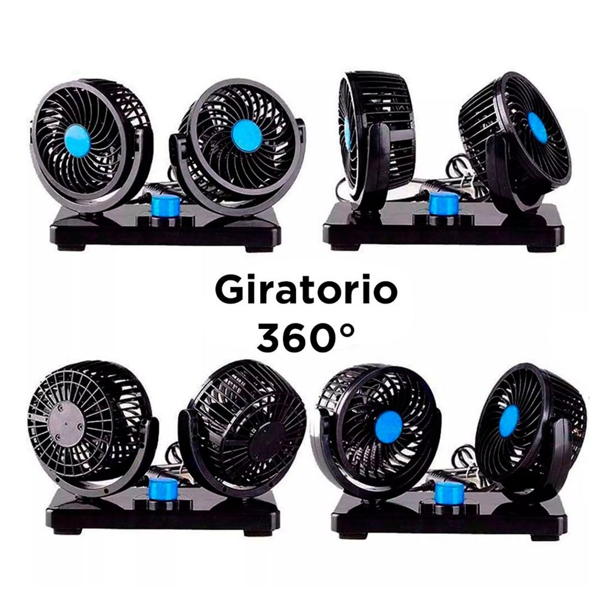 GENERICO - Ventilador para Auto Carro