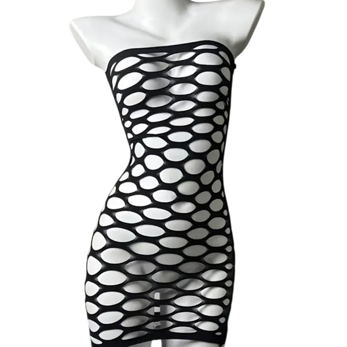 GENERICO - LENCERIA CORPORAL MALLA  CATSUIT VESTIDO