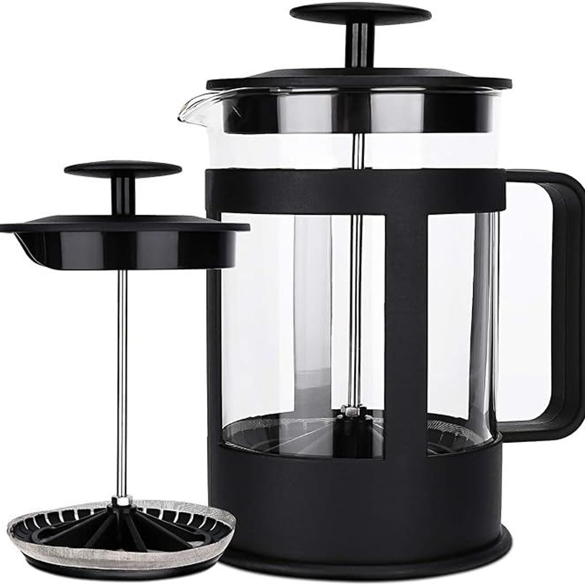 GENERICO - Cafetera prensa Francesa 800 ml con Espumador