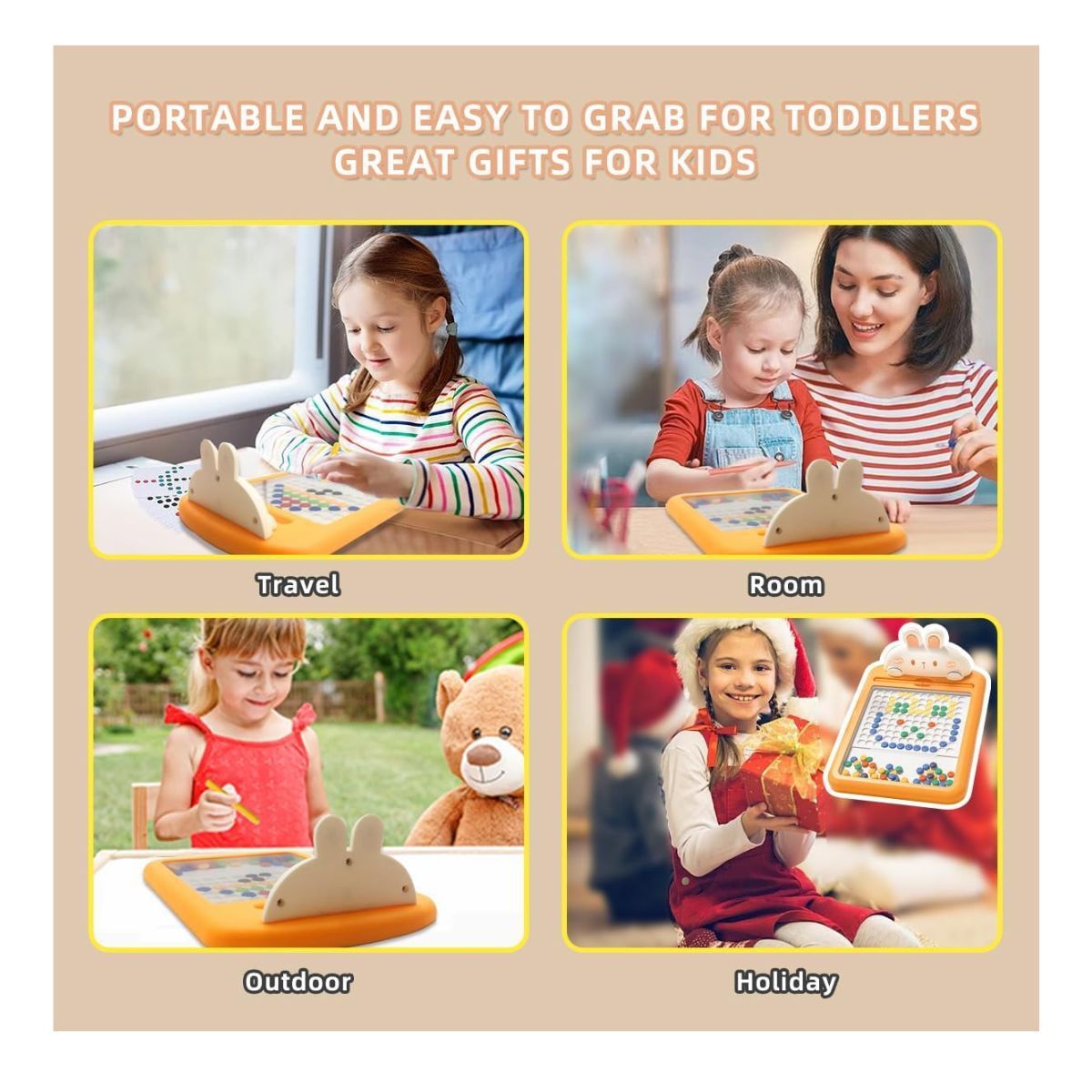 GENERICO - Pizarra Magnetica De Dibujo Para Niños Juguete Didactico