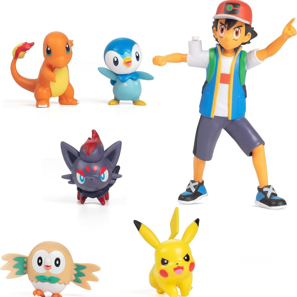 POKEMON - Pack x5 Figuras de Batalla Pokemon Battle Ready