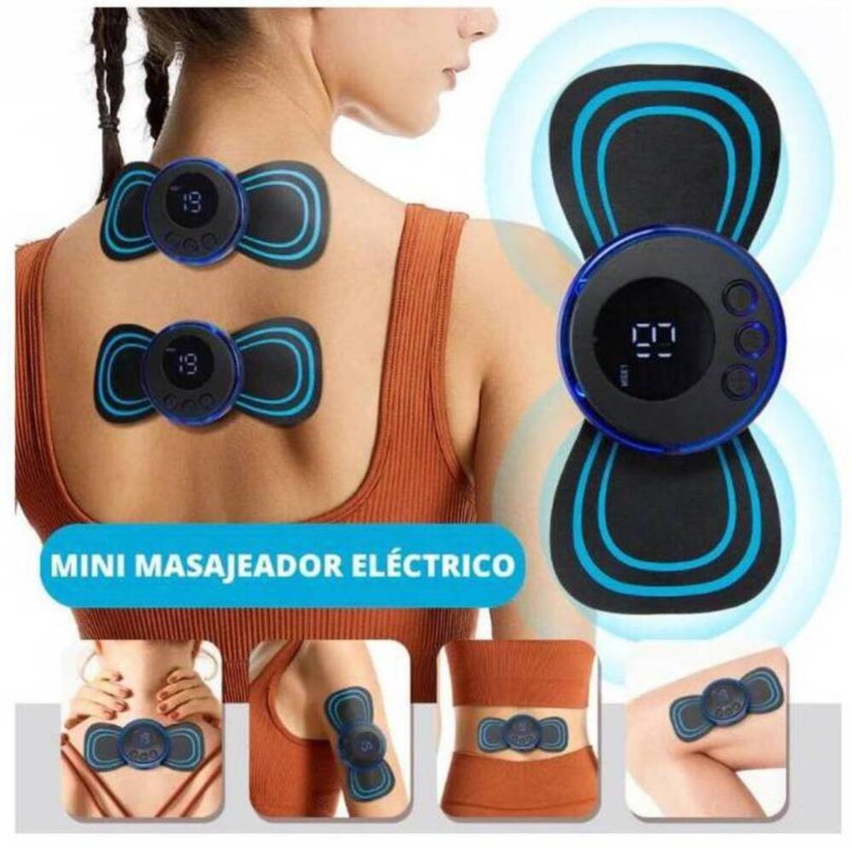 GENERICO - Mini Masajeador Tronificar Muscular Recargable