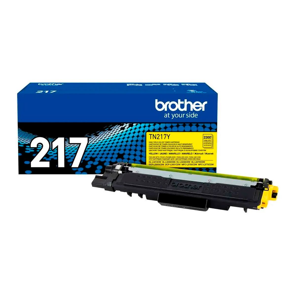 BROTHER - TONER  BROTHER TN-217Y YELLOW HL-L3270CDW-DCP-L3551CDW P/N: TN217Y