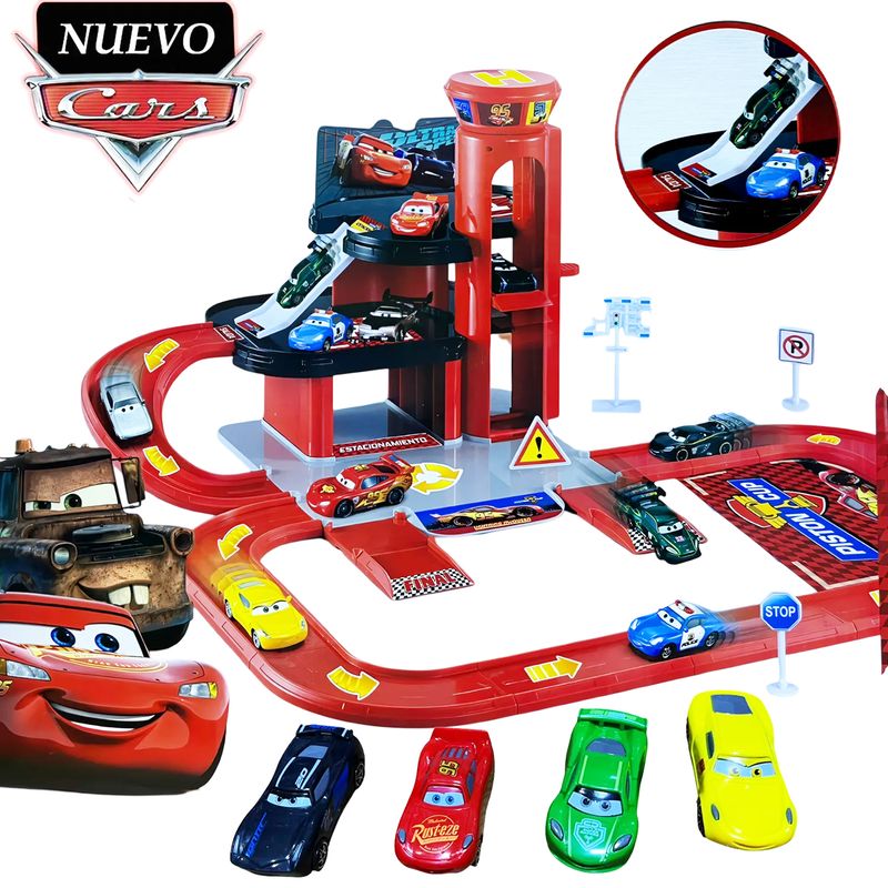 PIXAR - Juguete Pista de Estacionamiento CARS Alternativo A1 6339