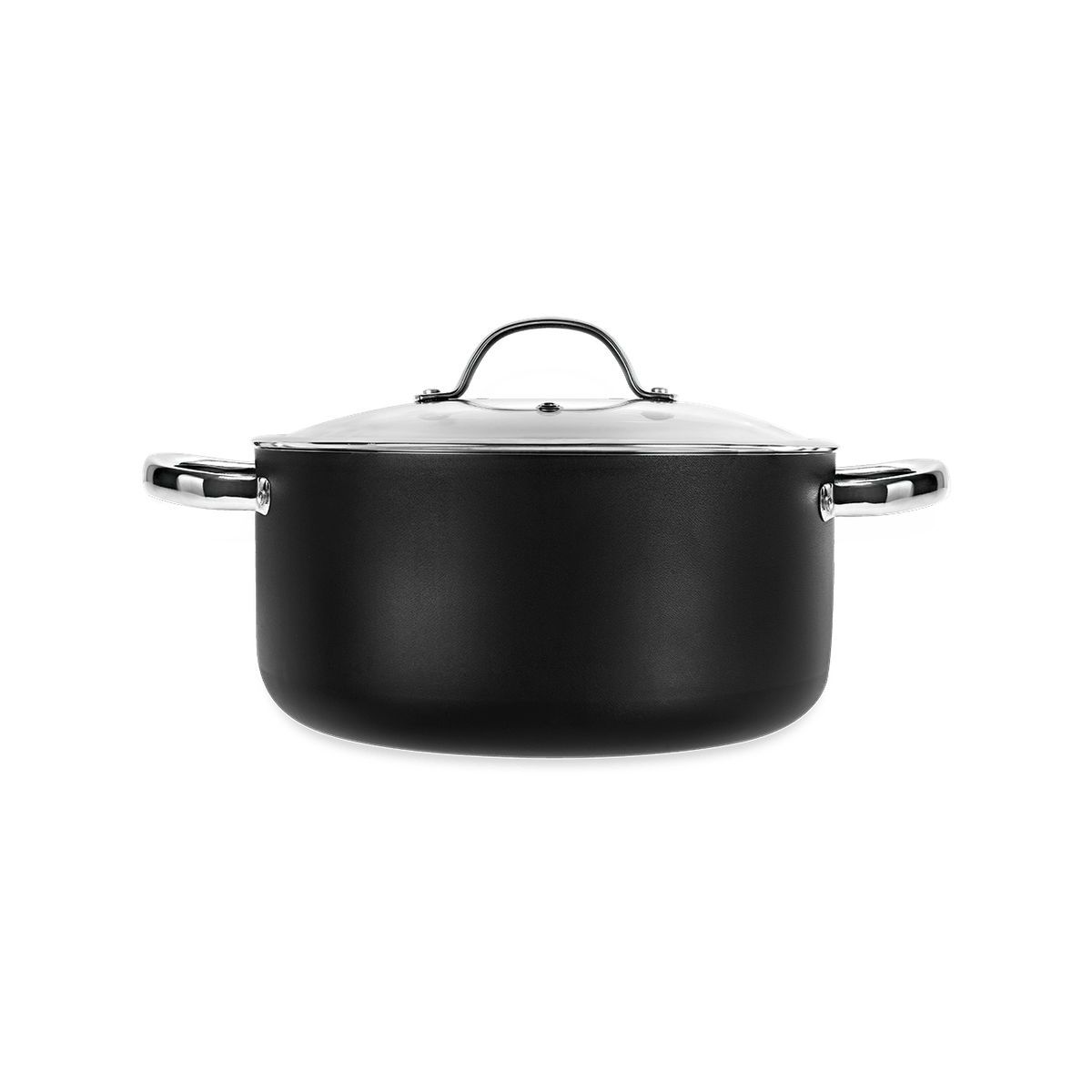 BRINOX - Cacerola Con Tapa 20cm 2.7L Brinox Curry Negro