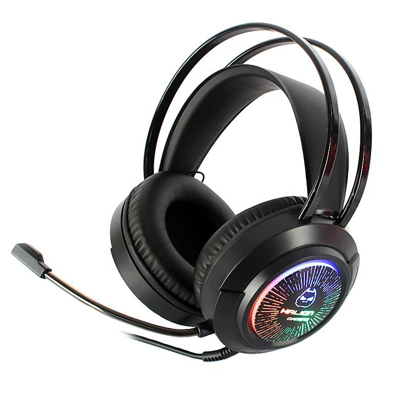 HALION - AUDIFONO GAMER HALION HA-S6R RGB CONECTOR 35MM + USB RGB