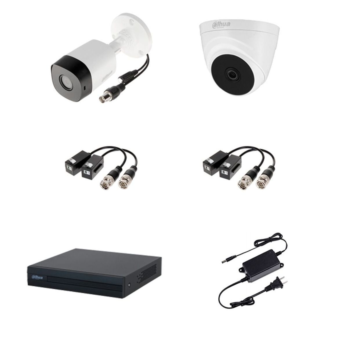 DAHUA - KIT 2 CAMARAS SEGURIDAD DAHUA