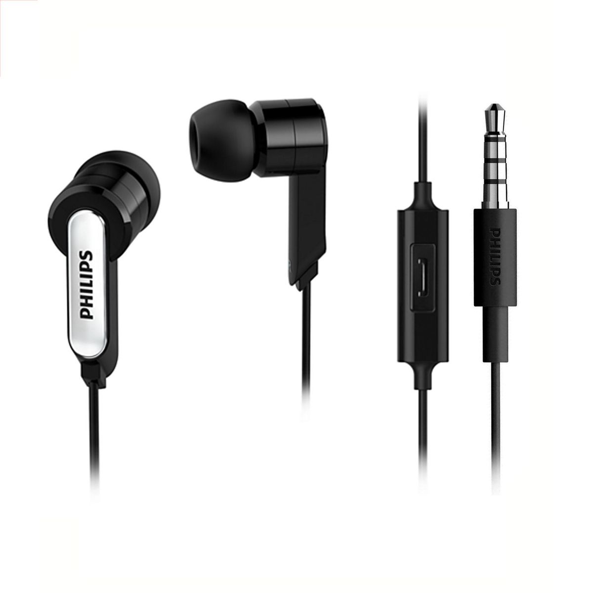 PHILIPS - Audífonos Philips She1405 CMicro Negro