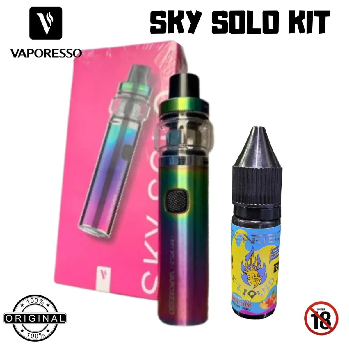 VAPORESSO - Vaper vaporesso sky solo Kit Oferta con liquido de 15ml