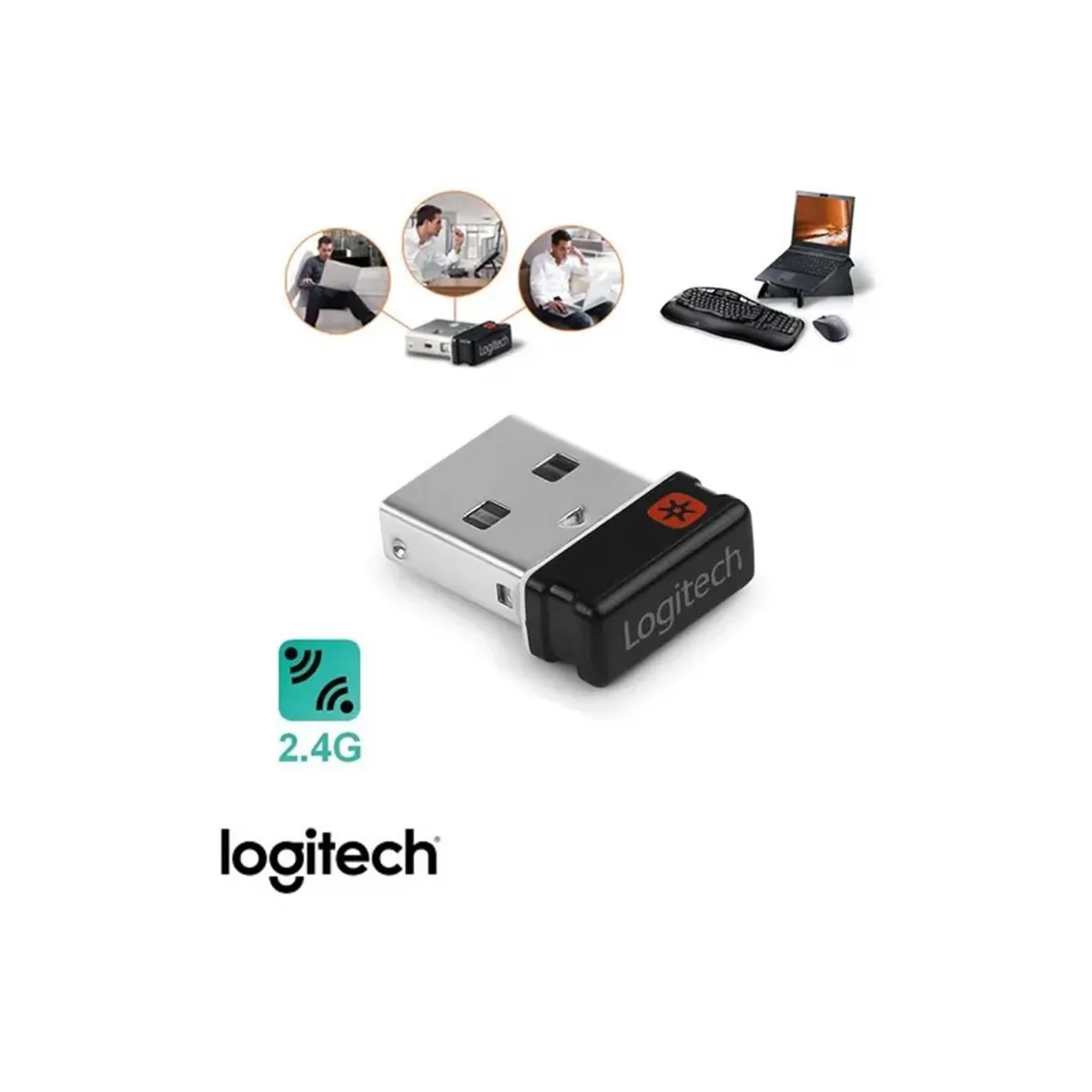LOGITECH - Receptor Logitech Unifying para conectar varios dispositivos