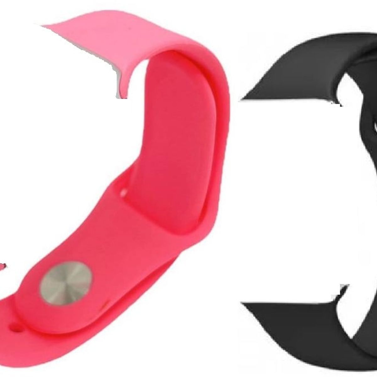 GENERICO - Correa Silicona para Apple Watch 38-40mm x 2 UNIDADES