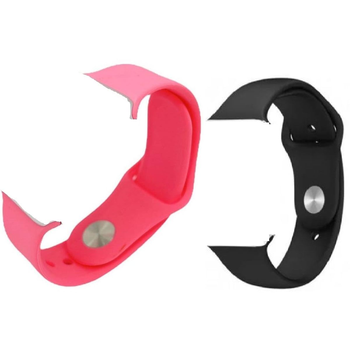 GENERICO - Correa Silicona para Apple Watch 38-40mm x 2 UNIDADES