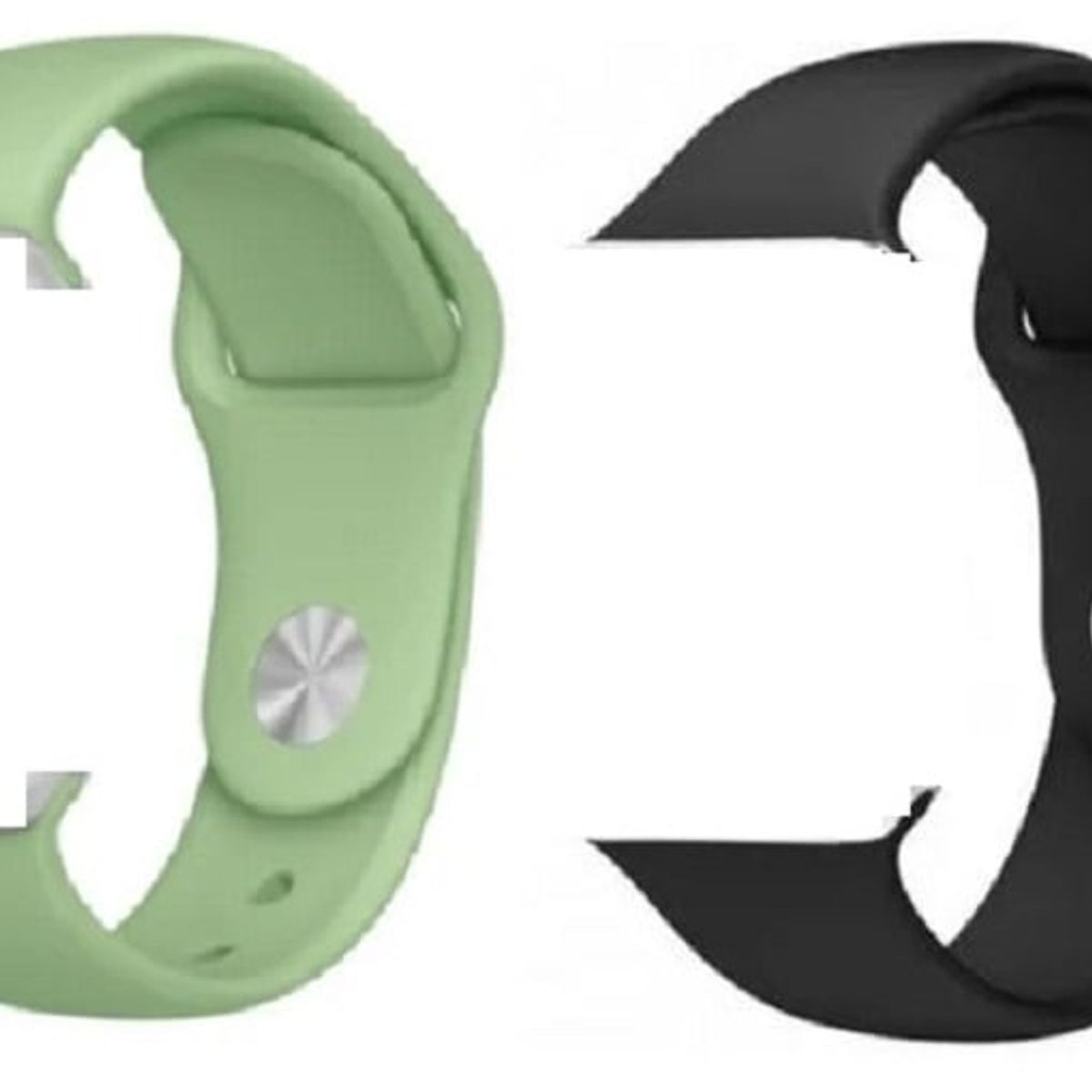 GENERICO - Correa Silicona para Apple Watch 38-40mm x 2 UNIDADES