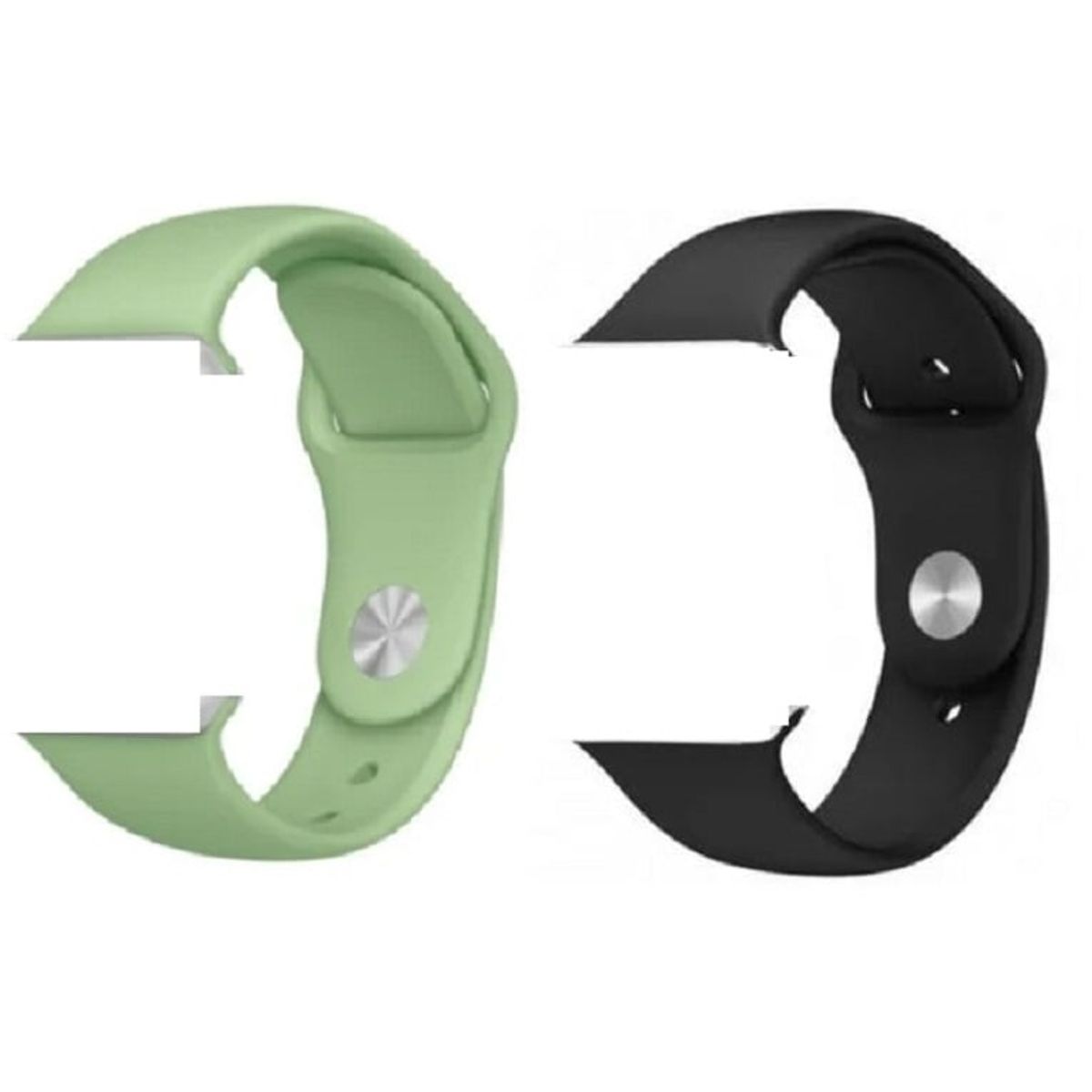 GENERICO - Correa Silicona para Apple Watch 38-40mm x 2 UNIDADES