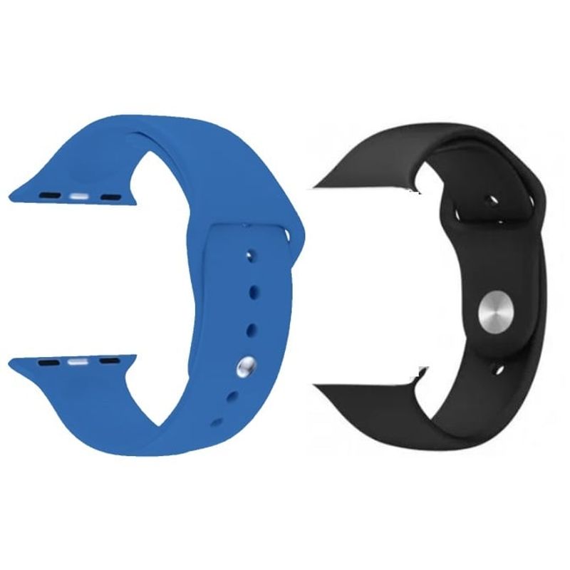 GENERICO - Correa Silicona para Apple Watch 38-40mm x 2 UNIDADES