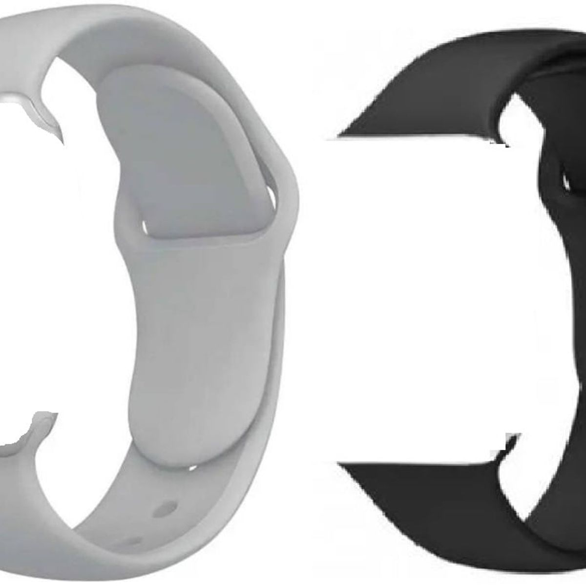 GENERICO - Correa Silicona para Apple Watch 38-40mm x 2 UNIDADES