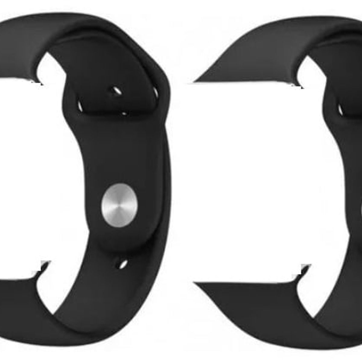 GENERICO - Correa Silicona para Apple Watch 38-40mm x 2 UNIDADES