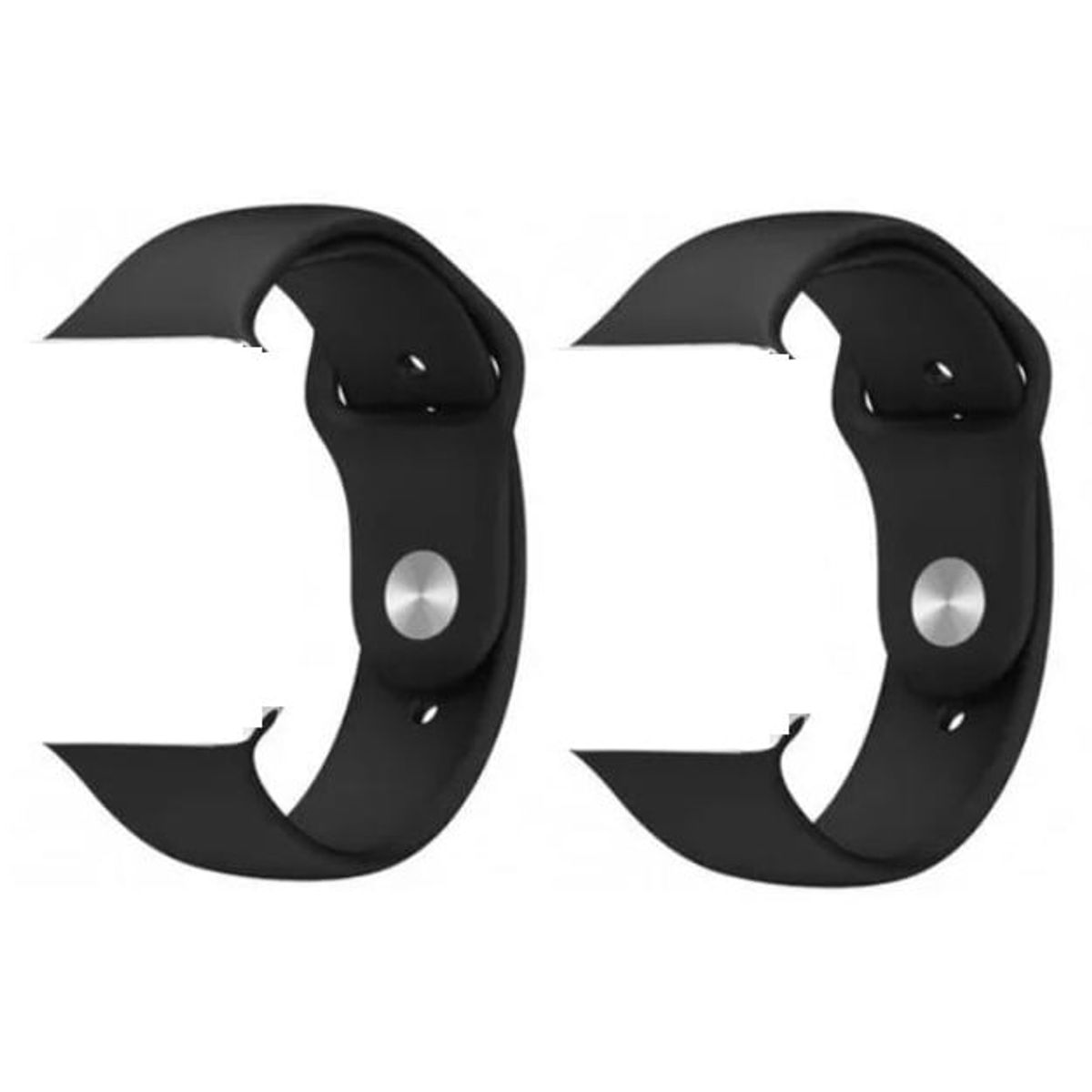 GENERICO - Correa Silicona para Apple Watch 38-40mm x 2 UNIDADES