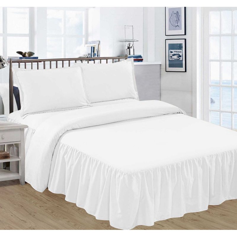 GENERICO - JUEGO DE SÁBANAS CON BLONDA DE 2 PLAZAS