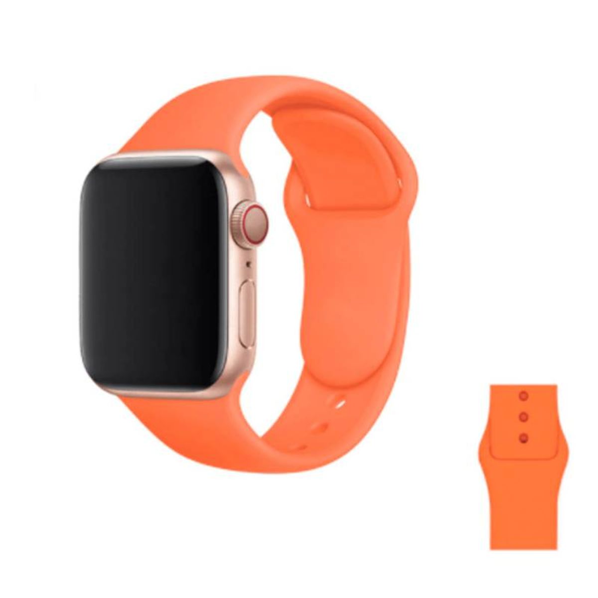 GENERICO - Correa Silicona para Apple Watch 38-40mm x 2 UNIDADES