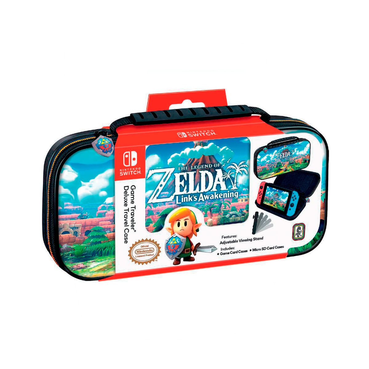 NINTENDO - Game Traveler Deluxe Travel Case Nintendo Switch Zelda Awakening