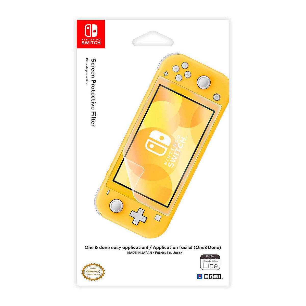 HORI - Hori Pantalla Filtro Protector Para Nintendo Switch Lite