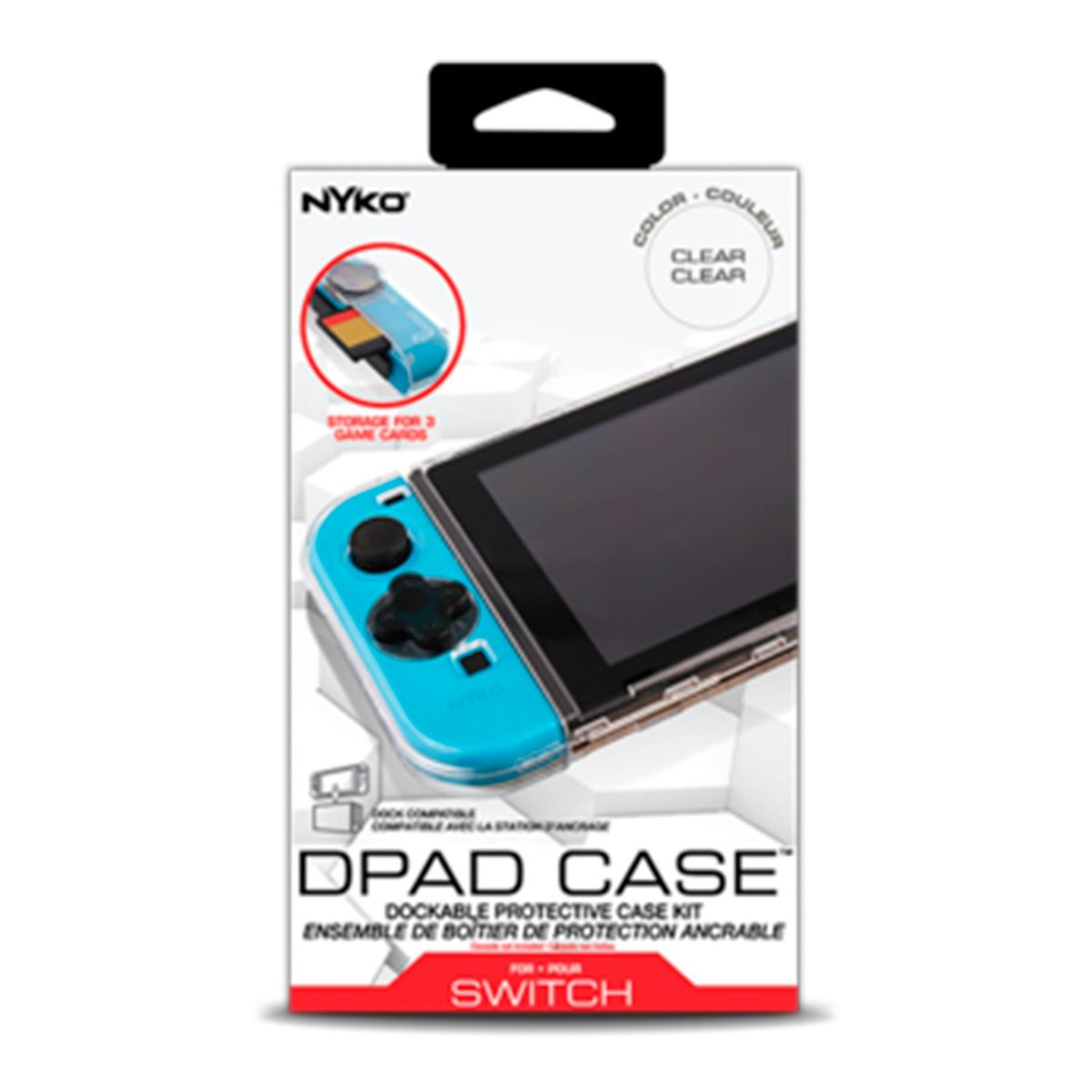 NYKO - Estuche Protector Nyko Dpad Para Nintendo Switch Transparente