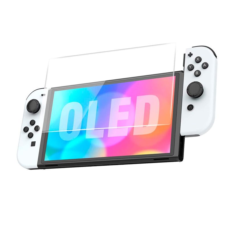 GENERICO - Protector Pantalla glass Templado Mica vidrio Nintendo Switch OLED