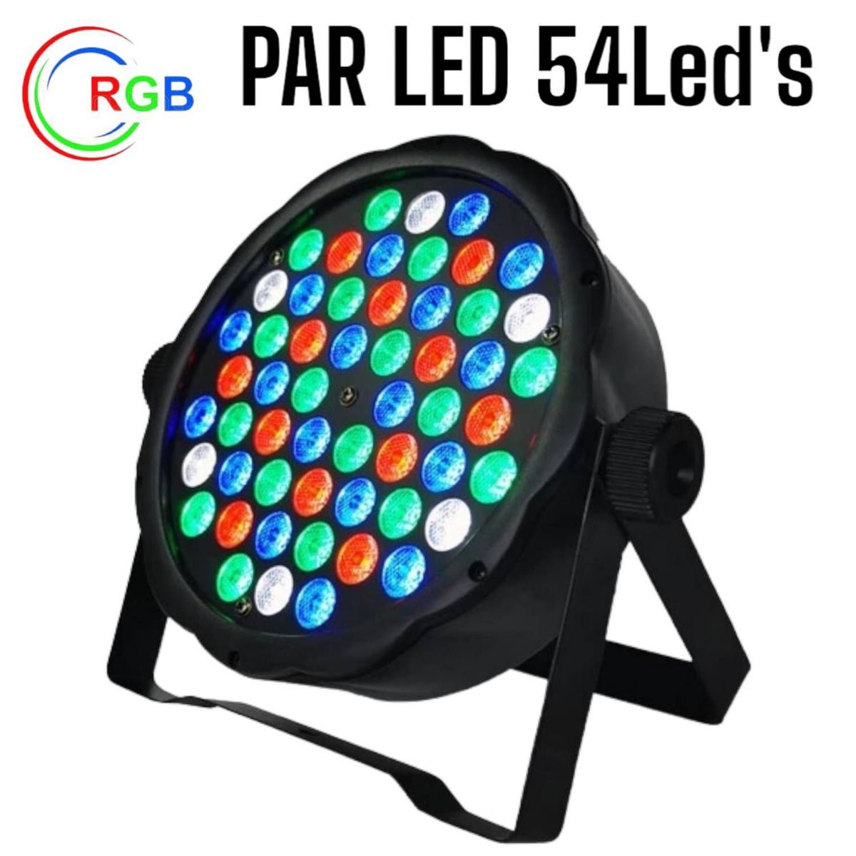 OEM - Par LED de 3Watts de 54Leds RGB AutoSound DMX520 Reflector LED RGB