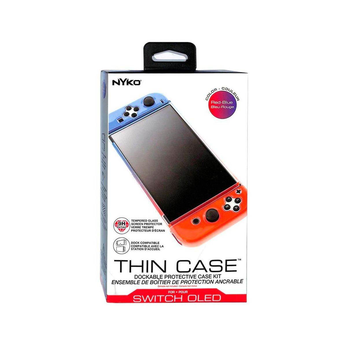 NYKO - Estuche Thin Case Nyko Nintendo Switch Oled Red Blue