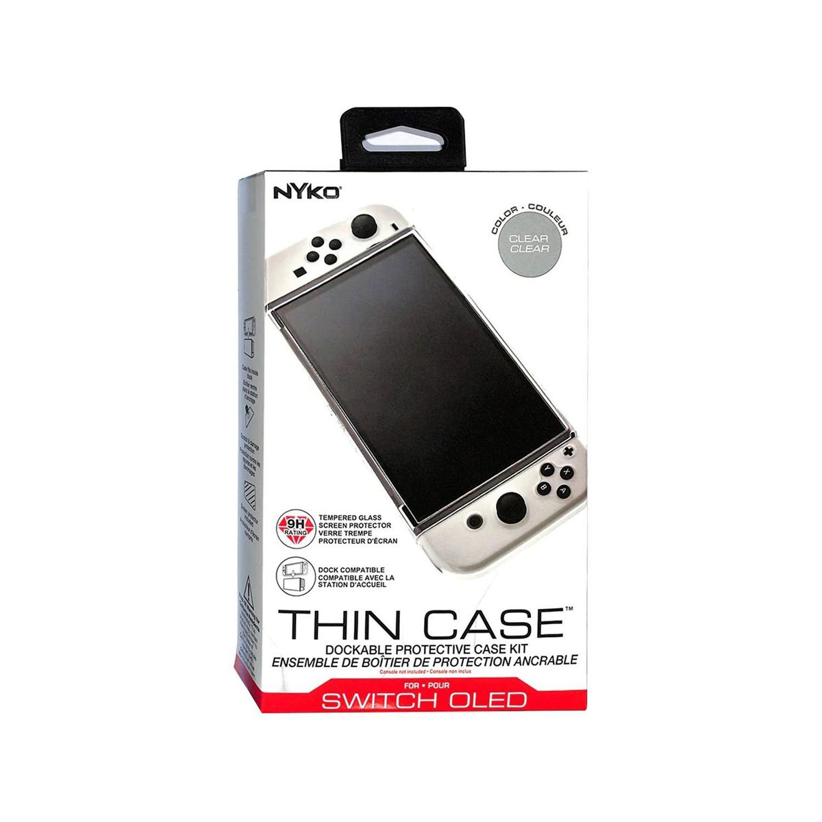 NYKO - Estuche Thin Case Nyko Nintendo Switch Oled Clear Clear