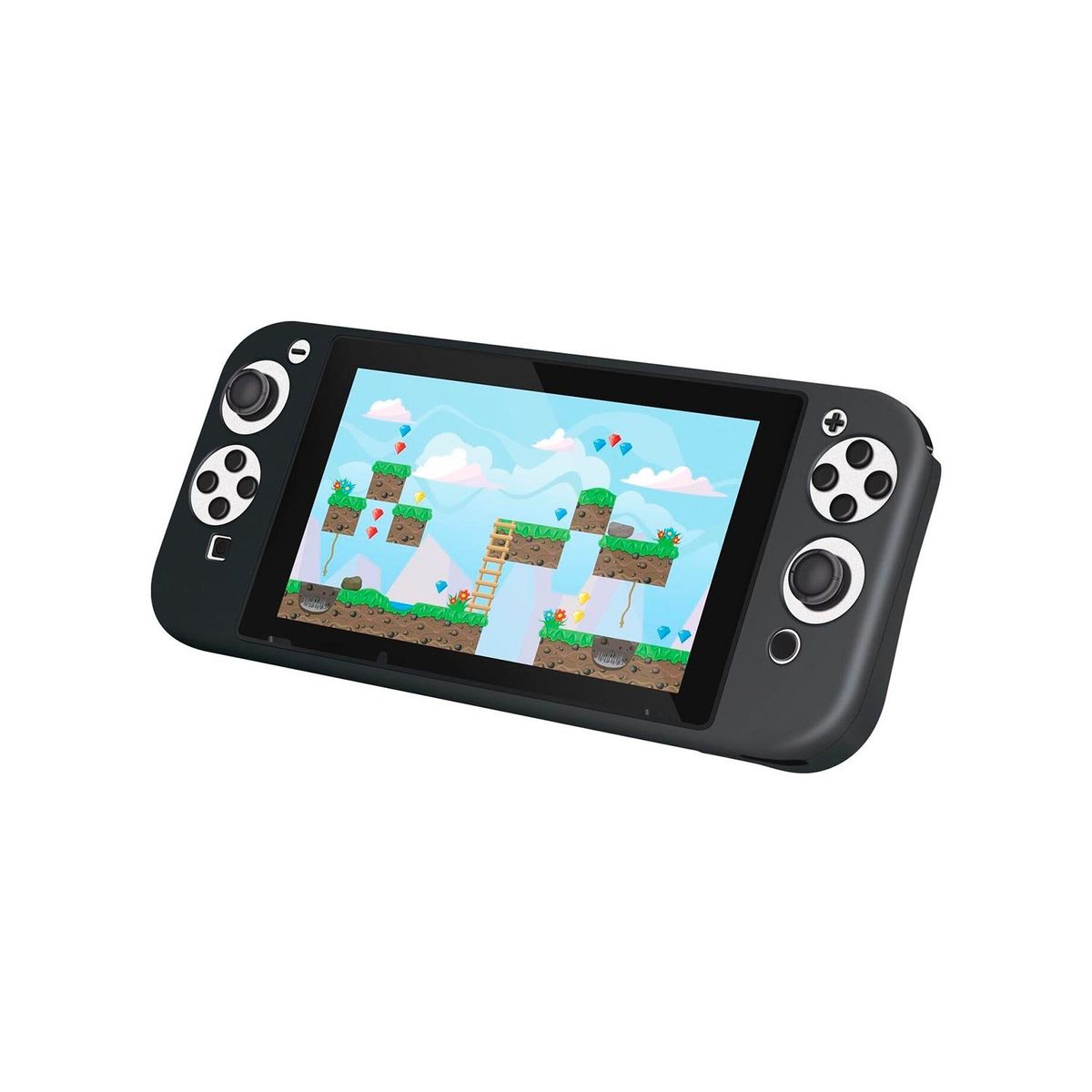 DREAMGEAR - Estuche de Silicona Protectora Dreamgear Nintendo Switch Oled Black