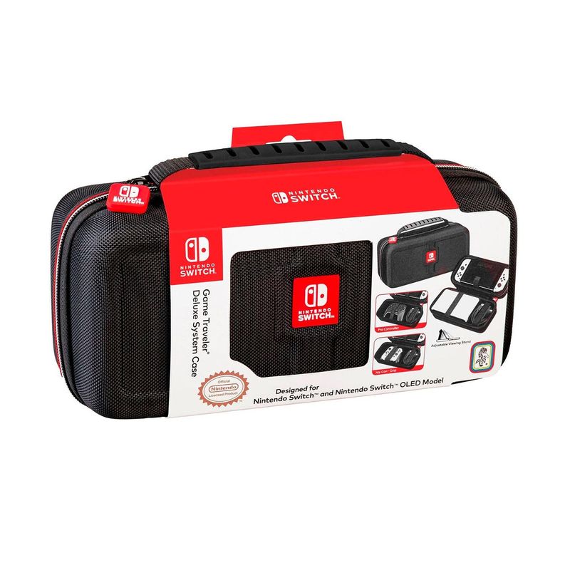 NINTENDO - Estuche Original Game Traveler Deluxe Travel Case Oled 1680-Bik