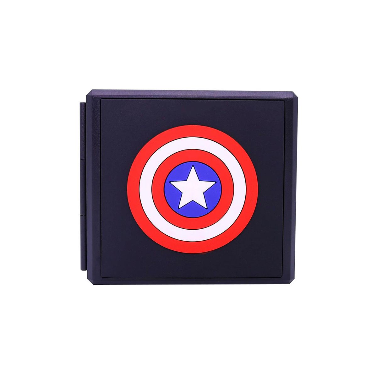 GENERICO - Estuche Porta Juegos Capitán America Black Nintendo Switch