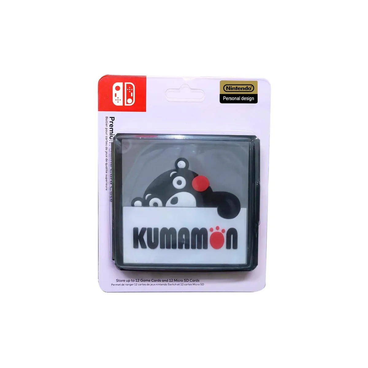 GENERICO - Estuche Portajuegos Kumamon Nintendo Switch