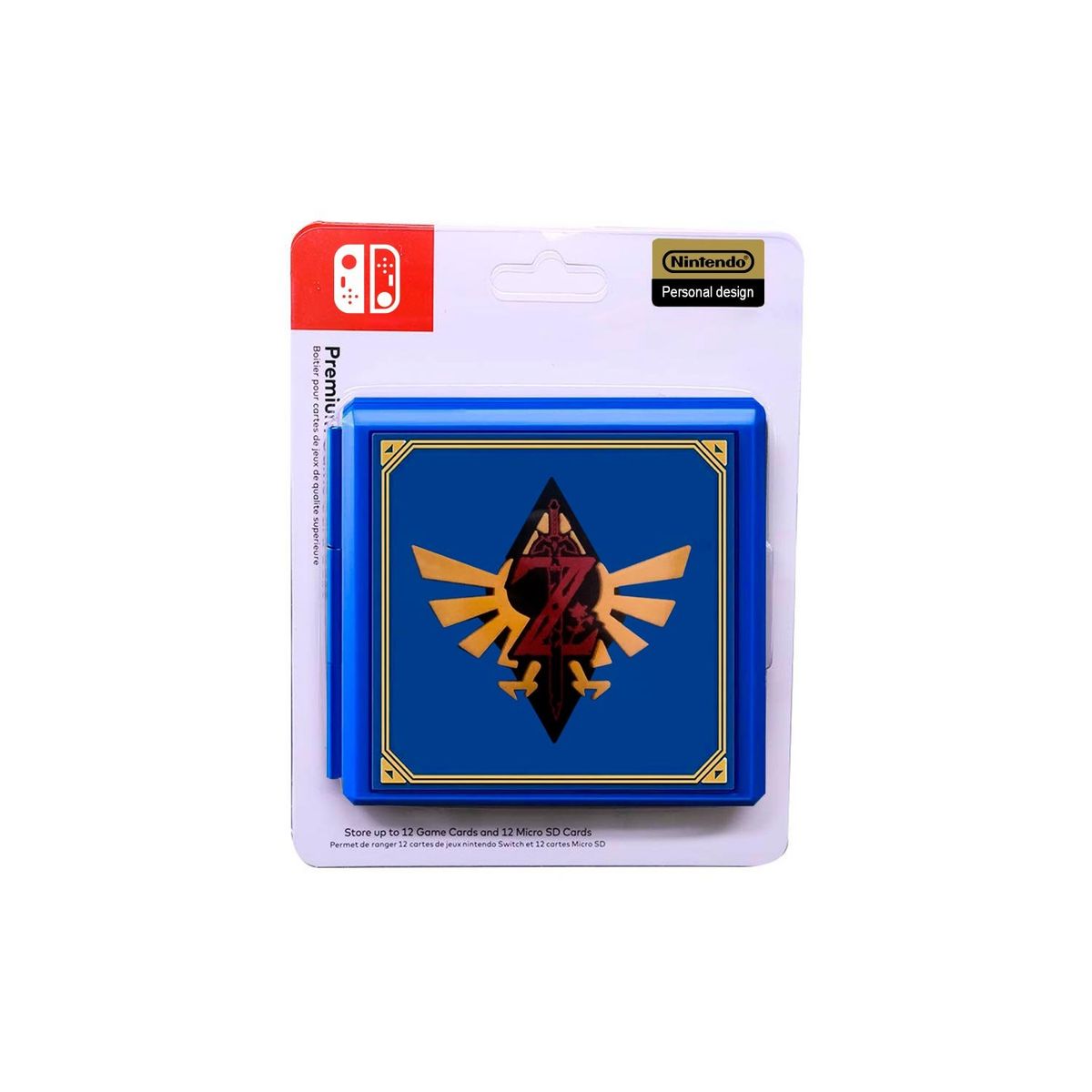GENERICO - Estuche Portajuegos Zelda Shield Nintendo Switch