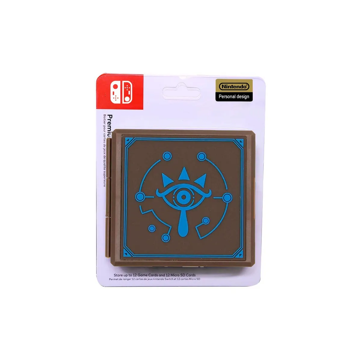 GENERICO - Estuche Portajuegos Sheikah Eye Zelda Nintendo Switch