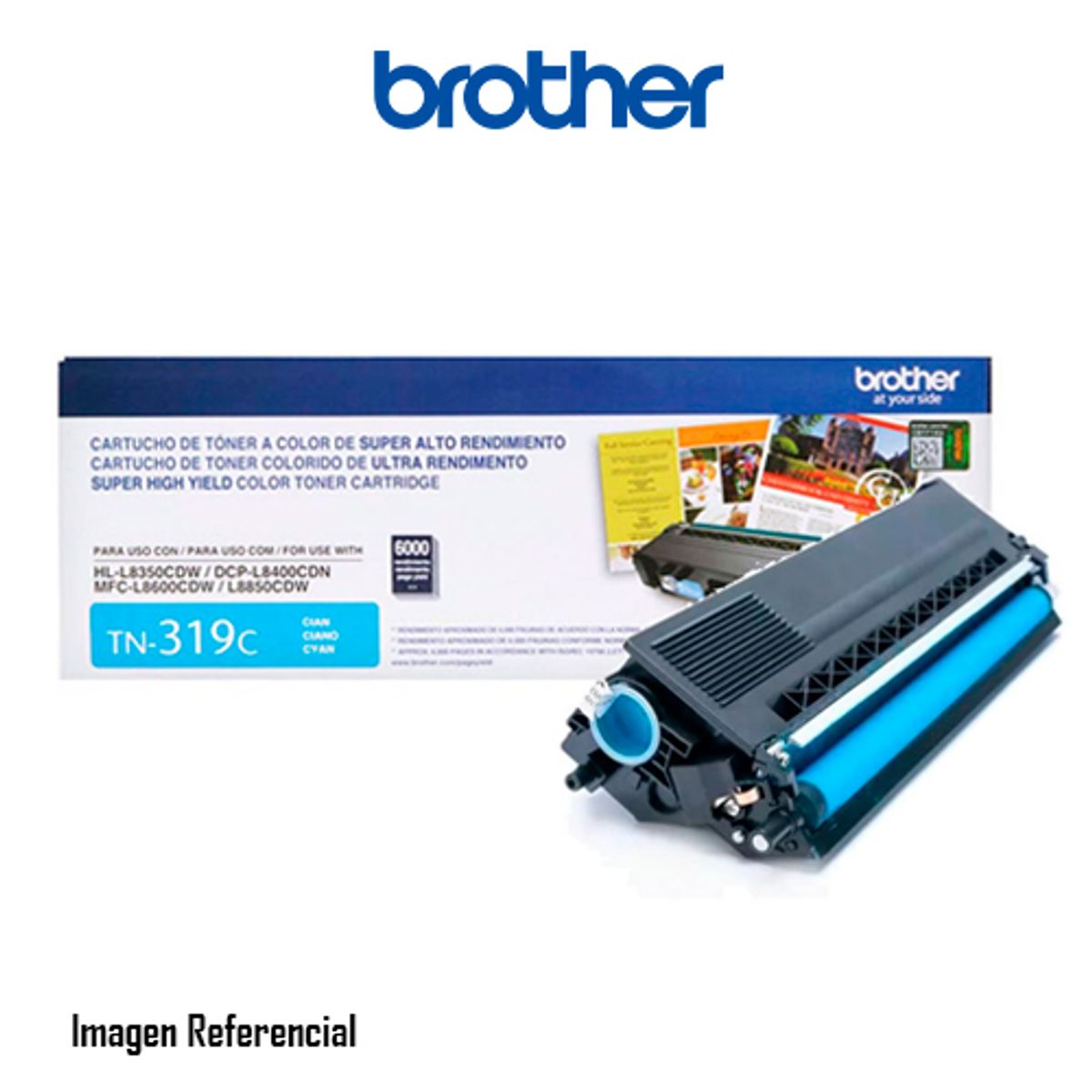 BROTHER - TONER BROTHER TN-319C CYAN HL-L8350CDW/MFC-L8850CDW P/N: TN319C