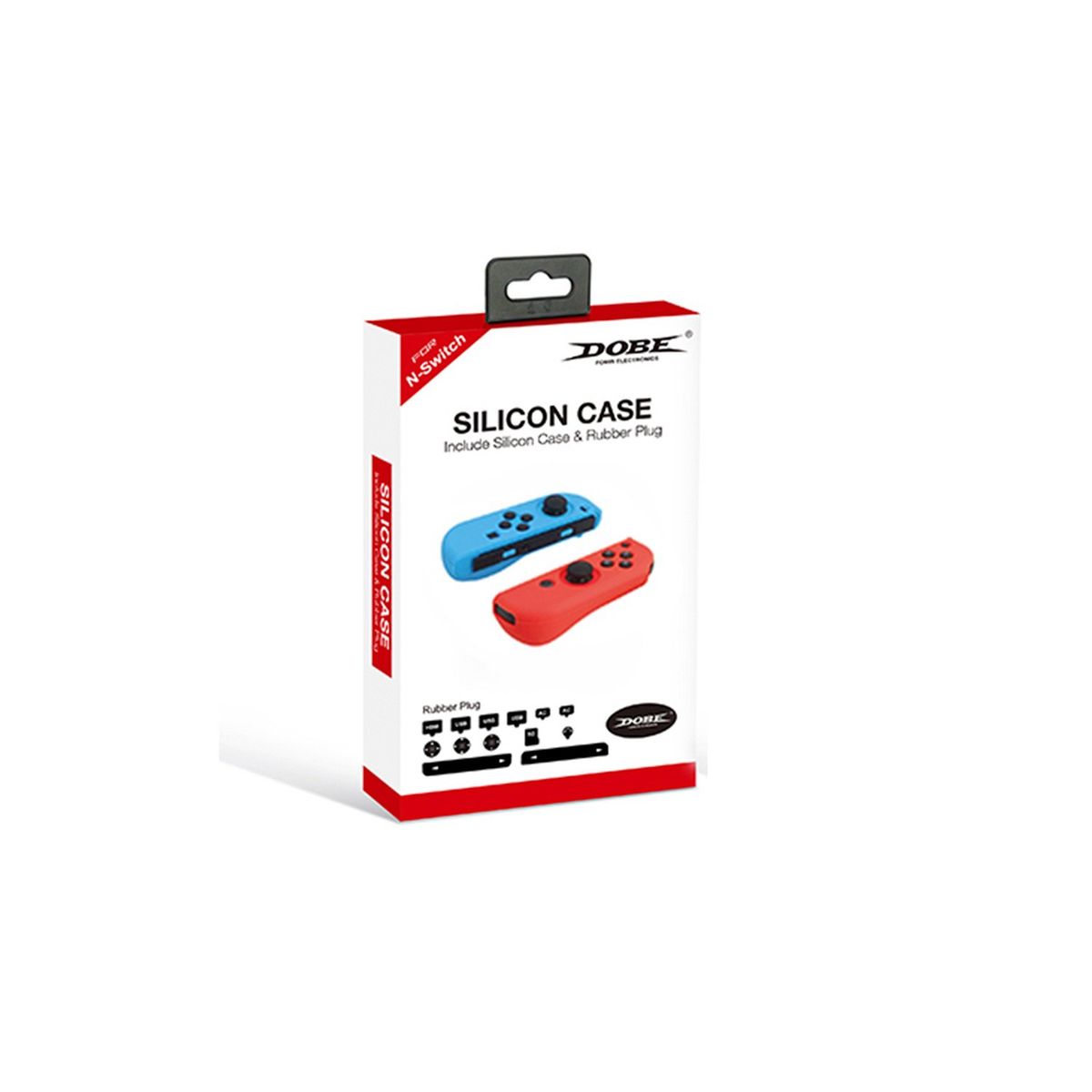 DOBE - Kit Protector Dobe Silicona Para Joy Con N-switch + Antipolvo Ryc