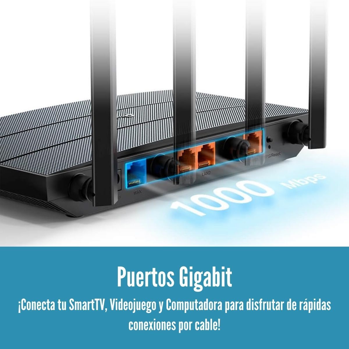 TP LINK - TP-Link - Router Archer AX12 Wi-Fi 6 Dual Band Gigabit AX1500