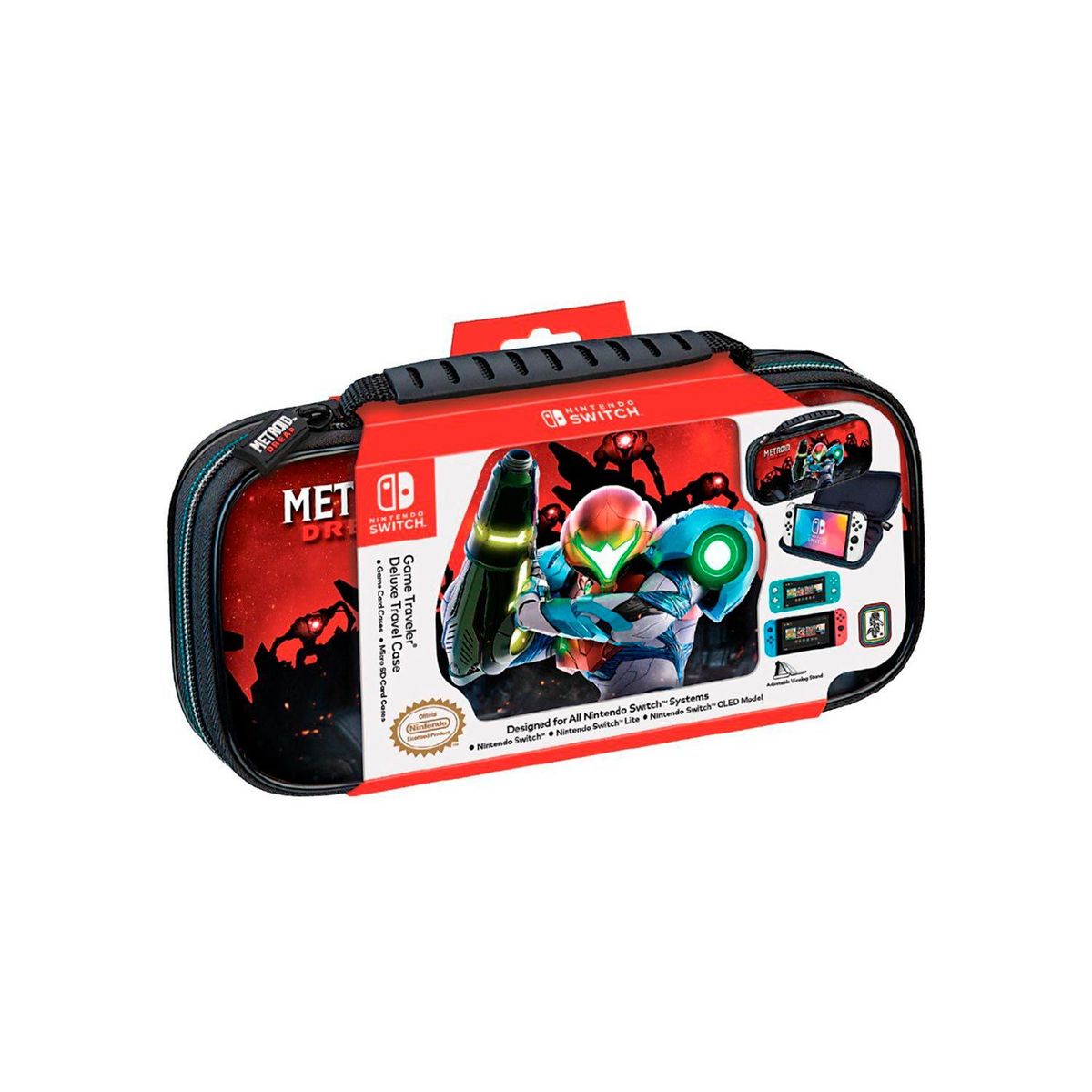 Nintendo - Estuche Game Traveler Deluxe Travel Metroid Switch Oled Model Nns37M